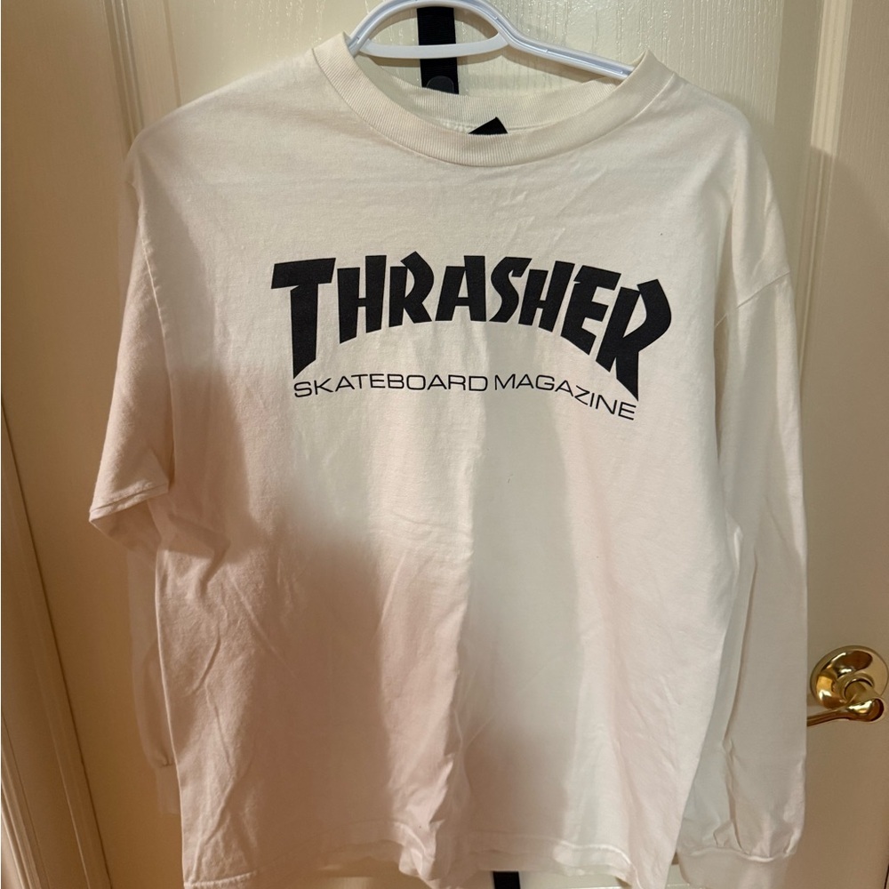 Thrasher Black and White T-Shirt